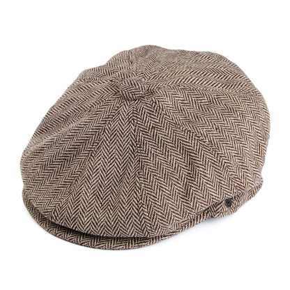 Casquette Gavroche à Chevrons marron JAXON & JAMES