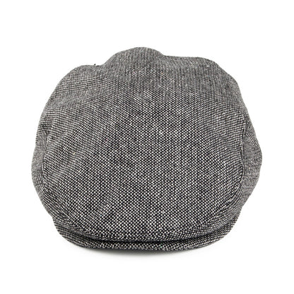Casquette Plate en Tweed Chiné noir JAXON & JAMES