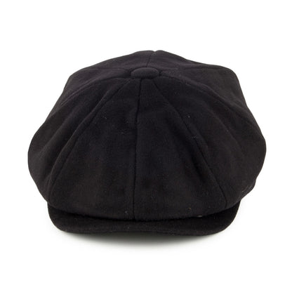 Casquette Gavroche en Pure Laine Harlem noir JAXON & JAMES