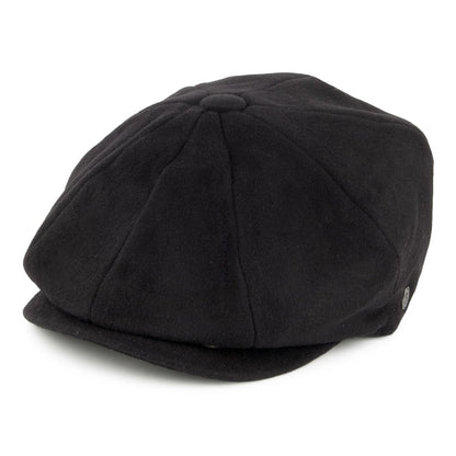 Casquette Gavroche en Pure Laine Harlem noir JAXON & JAMES