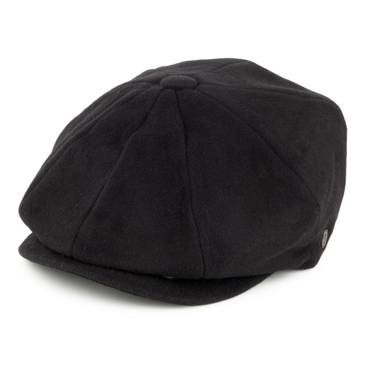 Casquette Gavroche en Pure Laine Harlem noir JAXON & JAMES