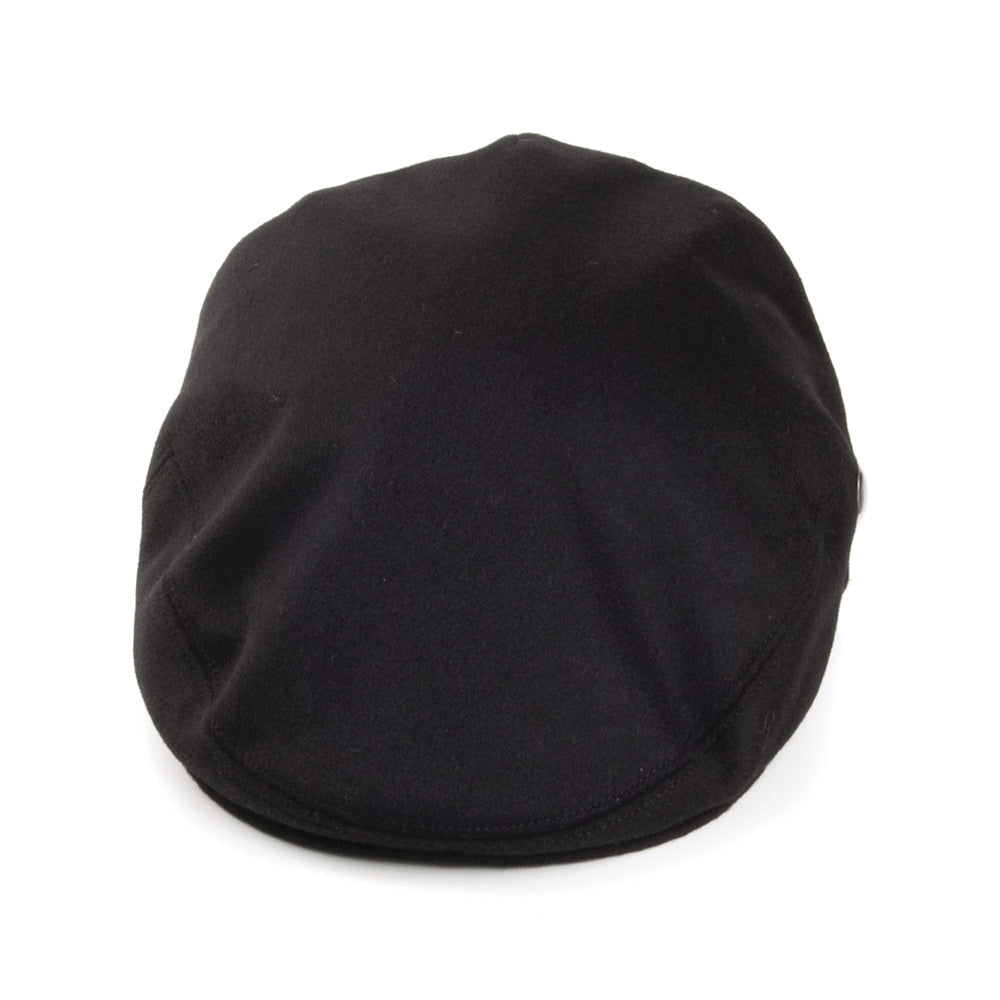 Casquette Plate en Laine Loden noir CITY SPORT