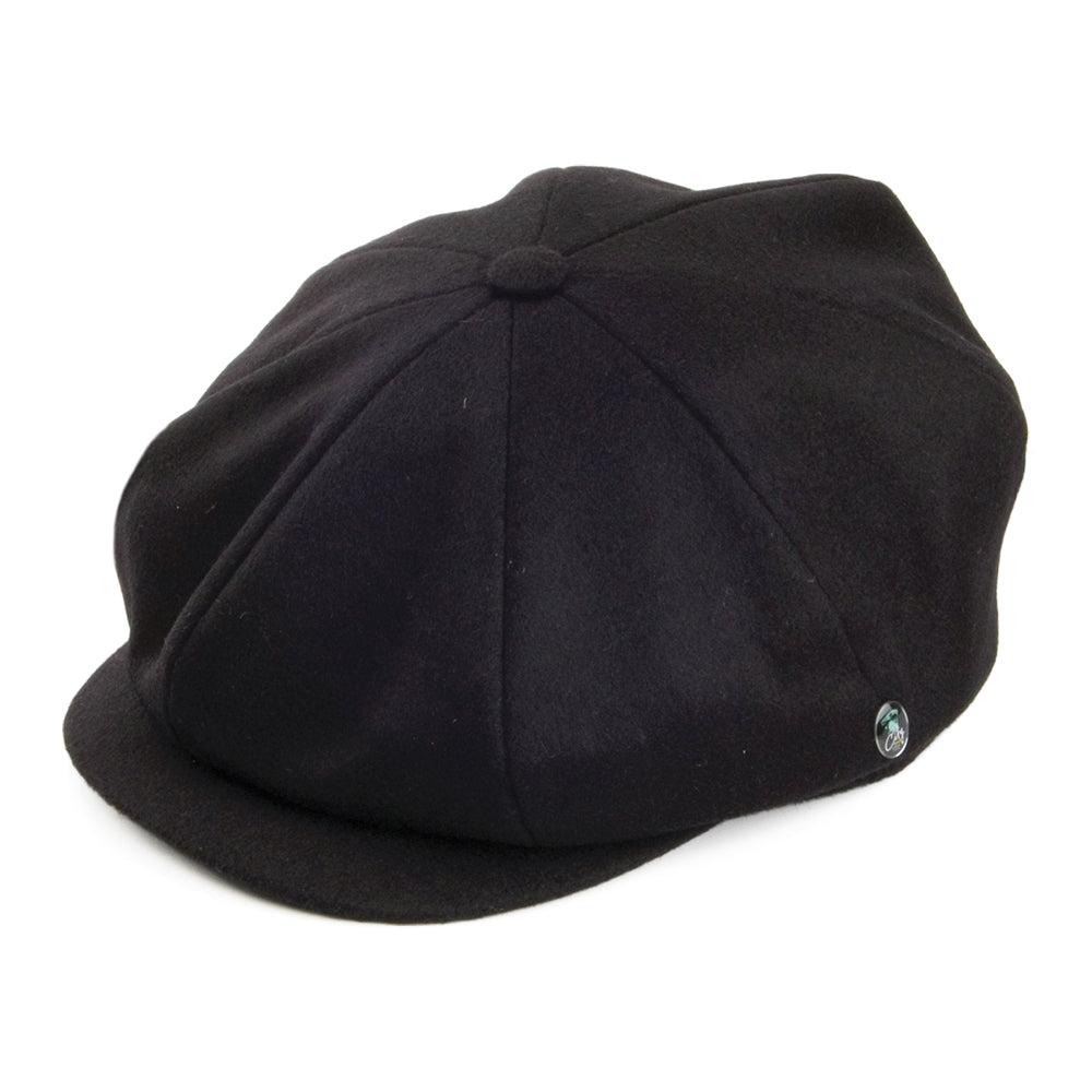 Casquette Gavroche En Laine Loden noir CITY SPORT