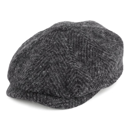 Casquette Gavroche en Laine Hatteras gris foncé STETSON