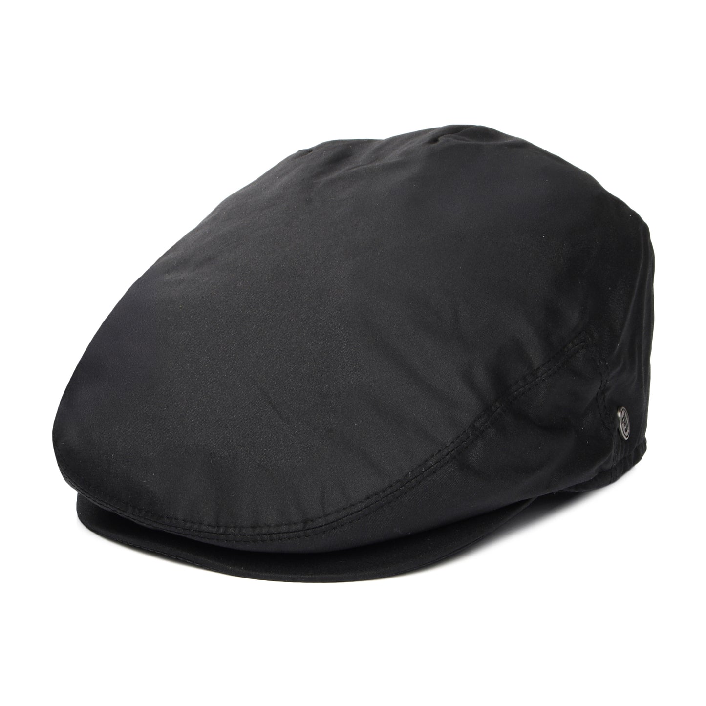 Casquette Plate en Toile Cirée Hydrofuge noir JAXON & JAMES