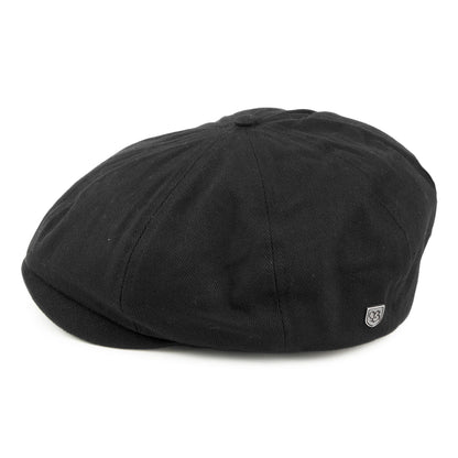 Casquette Gavroche en Coton à Chevrons Brood noir BRIXTON
