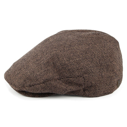 Casquette Plate à Chevrons Hooligan Classic marron-khaki BRIXTON