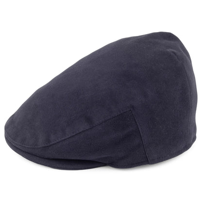 Casquette Plate en Moleskine bleu marine CHRISTYS