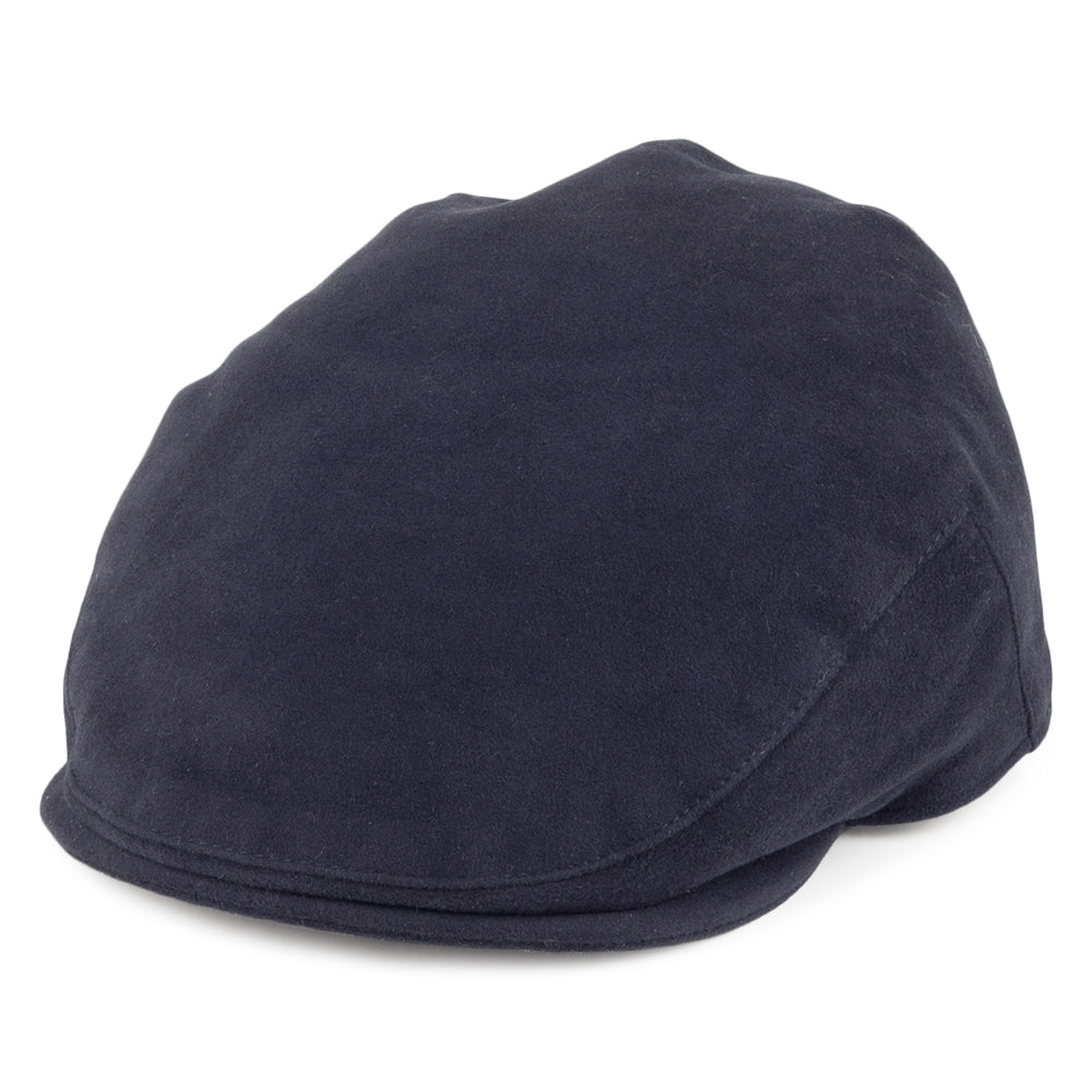 Casquette Plate en Moleskine bleu marine CHRISTYS