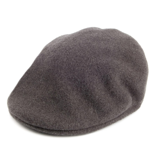 Casquette Plate en Laine 504 flanelle foncée KANGOL