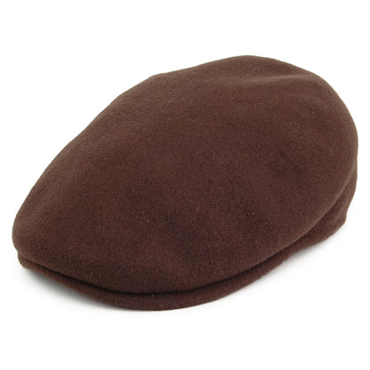 Casquette Plate en Laine 504 tabac KANGOL