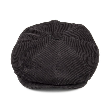 Casquette Gavroche en Velours Côtelé noir JAXON & JAMES