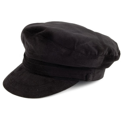 Casquette de Marin en Velours Côtelé noir JAXON & JAMES