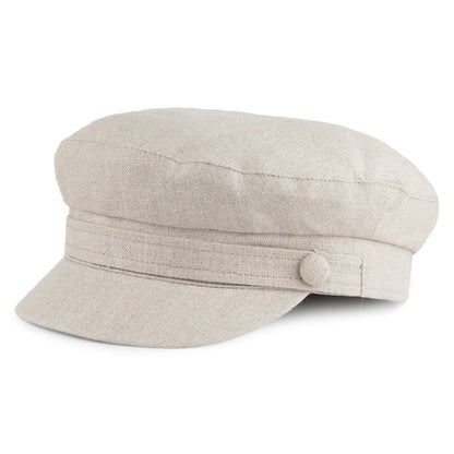 Casquette de Marin en Lin Irlandais Mariner naturel FAILSWORTH