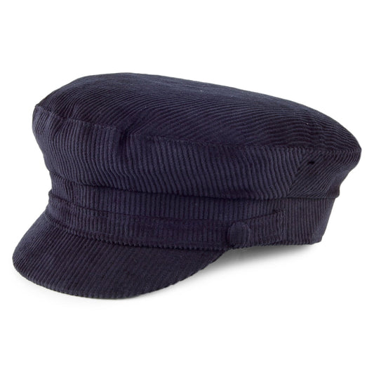 Casquette de Marin en Velours Côtelé Mariner bleu marine FAILSWORTH