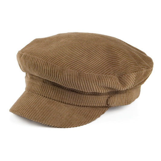 Casquette de Marin en Velours Côtelé Mariner marron clair FAILSWORTH