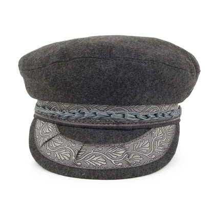 Casquette de Marin en Laine Classic gris JAXON & JAMES