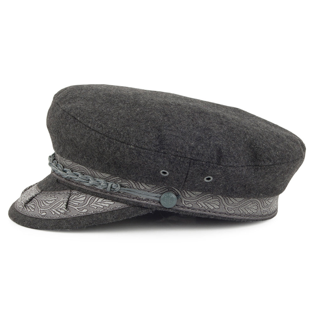 Casquette de Marin en Laine Classic gris JAXON & JAMES
