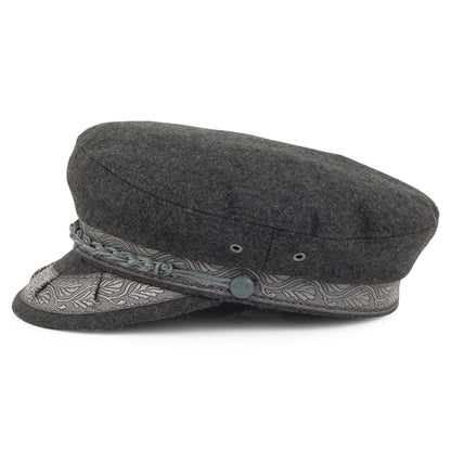 Casquette de Marin en Laine Classic gris JAXON & JAMES