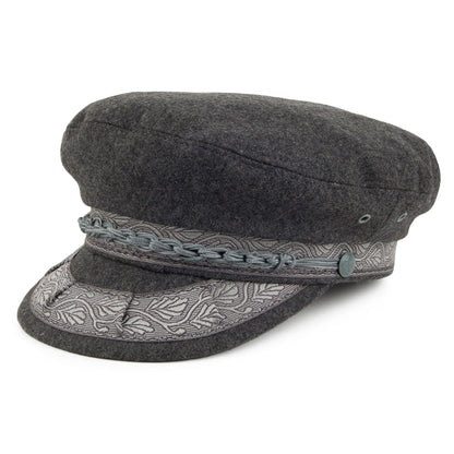 Casquette de Marin en Laine Classic gris JAXON & JAMES