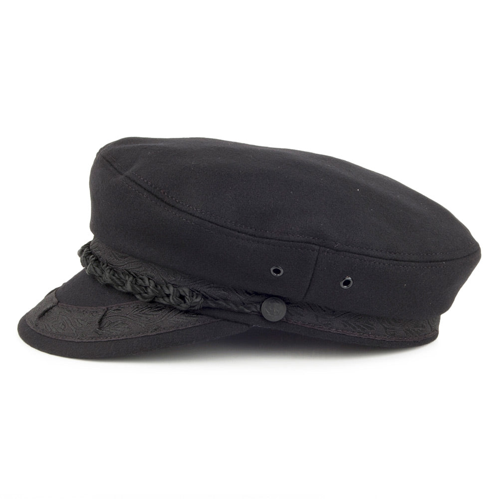 Casquette de Marin en Laine Classic noir JAXON & JAMES
