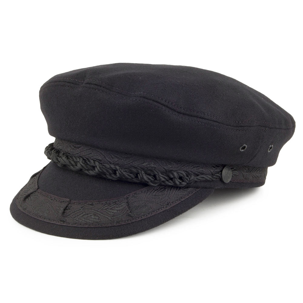 Casquette de Marin en Laine Classic noir JAXON & JAMES