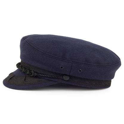 Casquette de Marin en Laine Classic bleu marine JAXON & JAMES