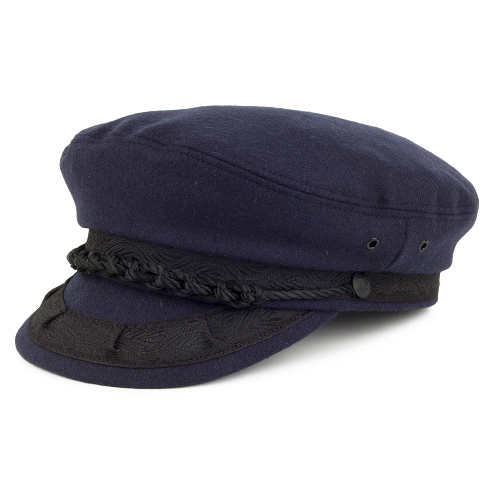 Casquette de Marin en Laine Classic bleu marine JAXON & JAMES