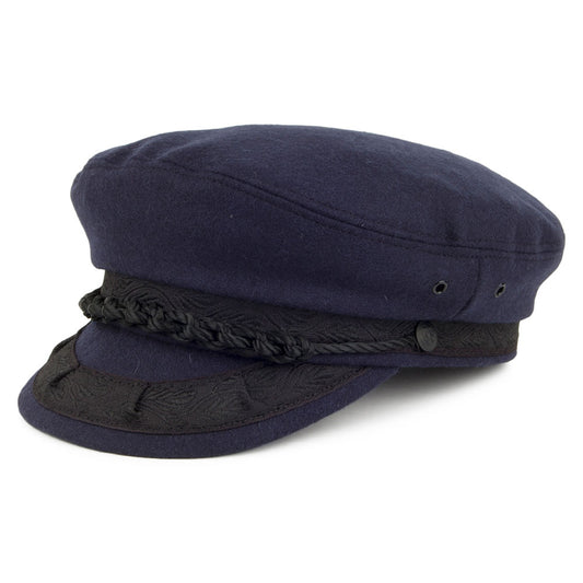 Casquette de Marin en Laine Classic bleu marine JAXON & JAMES