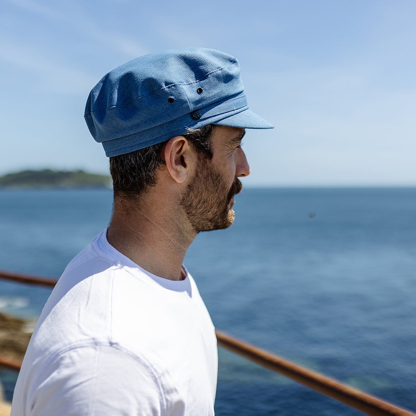 Casquette de Marin Classic en Coton denim JAXON & JAMES