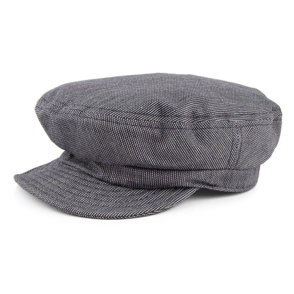 Casquette de Marin Non Structurée à Fines Rayures bleu marine-blanc BRIXTON