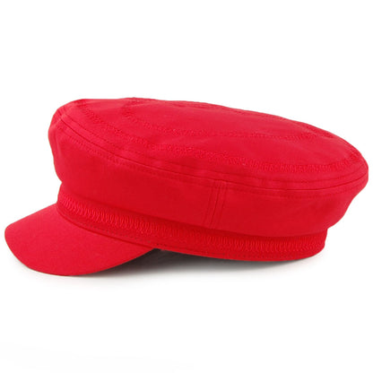 Casquette de Marin Fiddler Cœur Brodé rouge BRIXTON