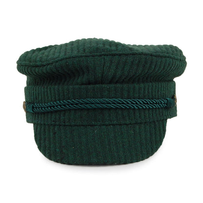 Casquette de Marin Fiddler Côtelée Albany émeraude BRIXTON