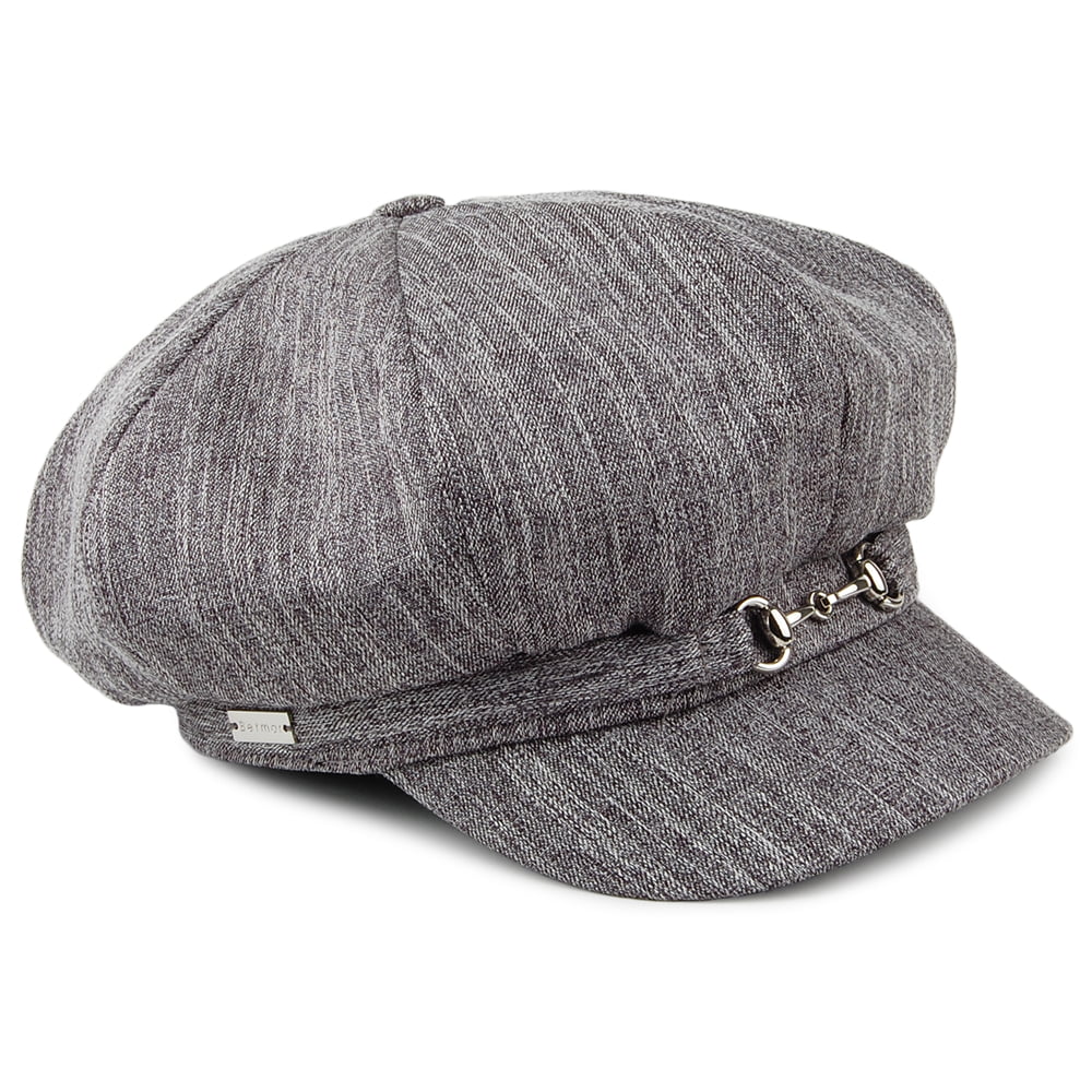 Casquette Gavroche Jocelyn noir-blanc BETMAR