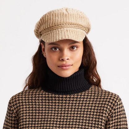 Casquette de Marin en Peluche Ashland beige sable BRIXTON