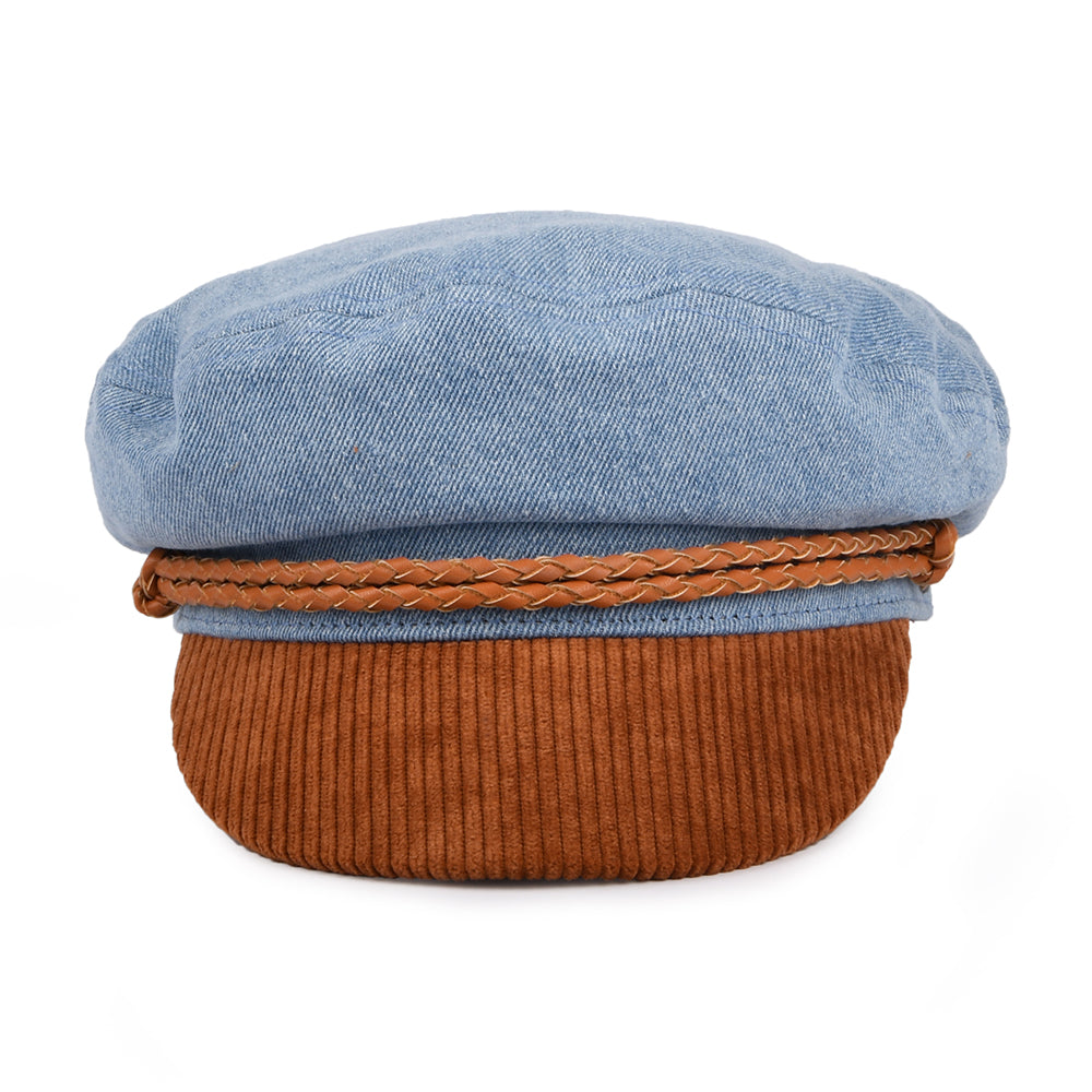 Casquette de Marin Ashland bleu clair-marron BRIXTON