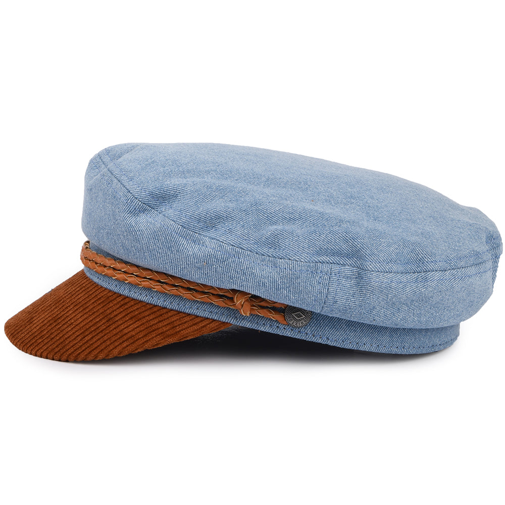 Casquette de Marin Ashland bleu clair-marron BRIXTON