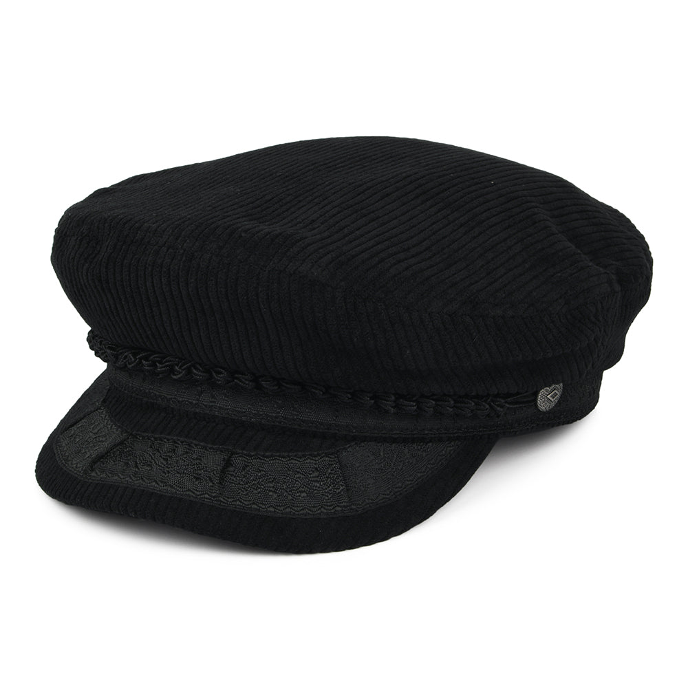 Casquette de Marin en Velours Côtelé Reserve noir BRIXTON