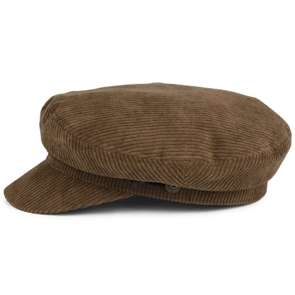 Casquette de Marin en Velours Côtelé Ashland marron clair BRIXTON