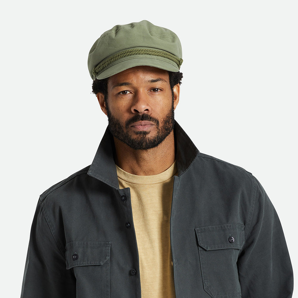 Casquette de Marin en Coton olive BRIXTON