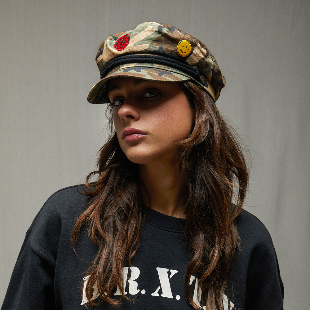 Casquette de Marin en Coton camouflage BRIXTON