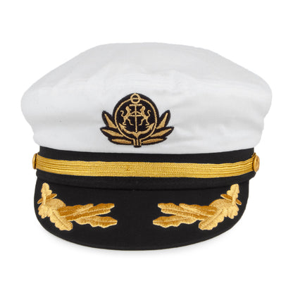 Casquette de Capitaine blanc VILLAGE HATS