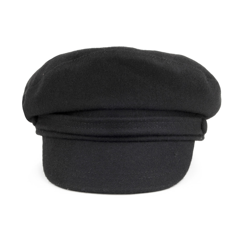 Casquette de Marin en Laine Mélangée noir JAXON & JAMES