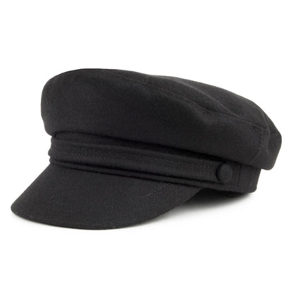 Casquette de Marin en Laine Mélangée noir JAXON & JAMES