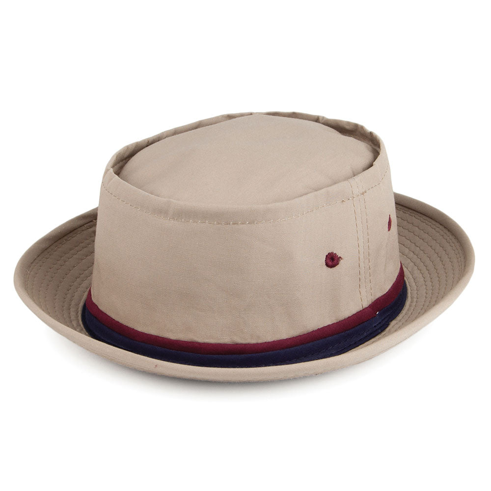 Chapeau Bob Pliable beige sable DORFMAN PACIFIC