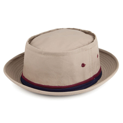 Chapeau Bob Pliable beige sable DORFMAN PACIFIC