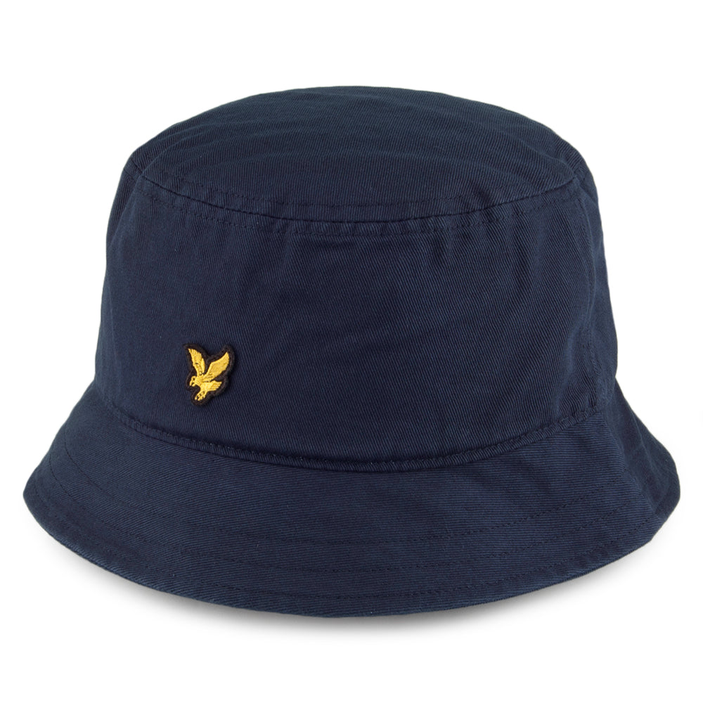 Chapeau Bob en Coton Sergé bleu marine LYLE & SCOTT