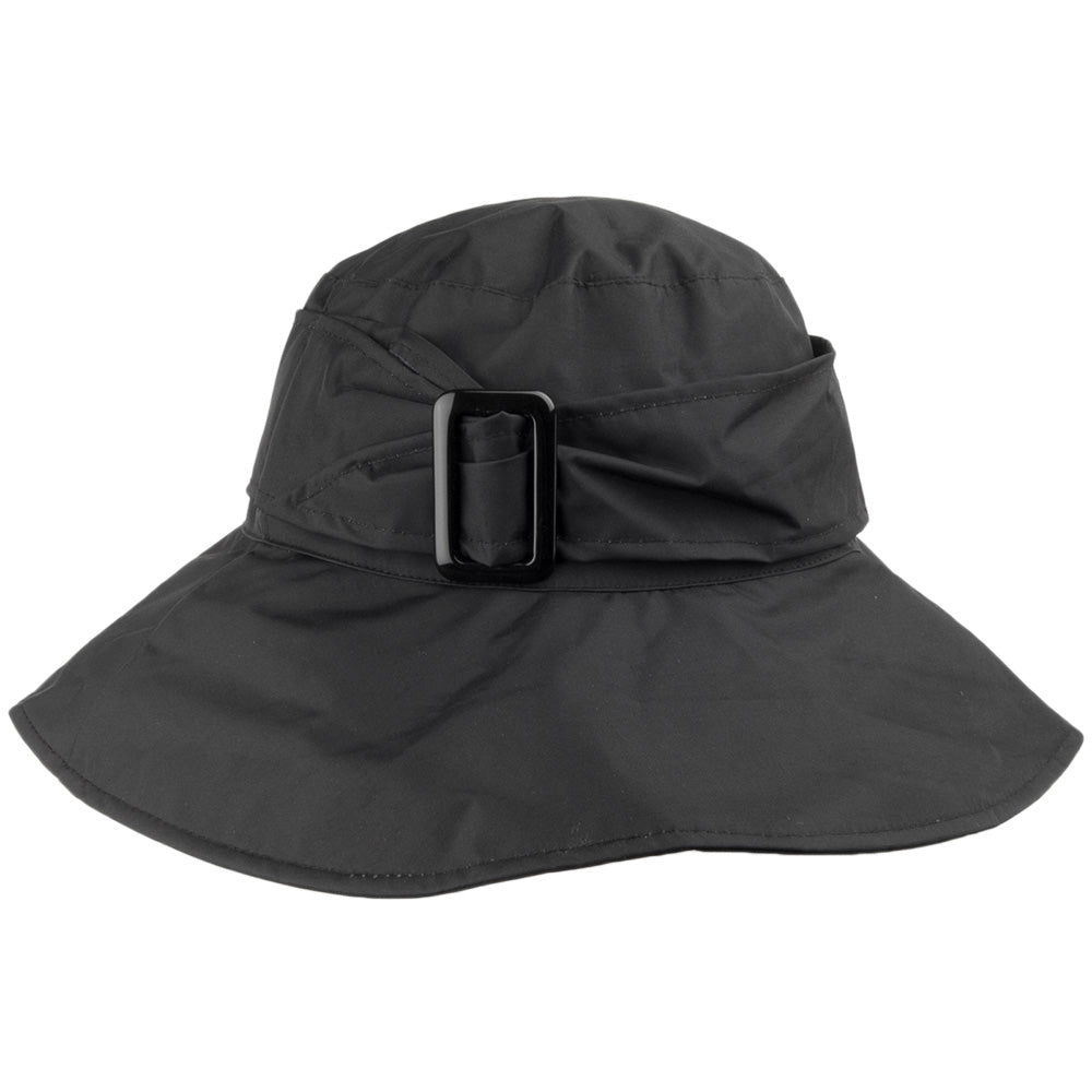 Chapeau de Pluie Hydrofuge avec Boucle noir WHITELEY