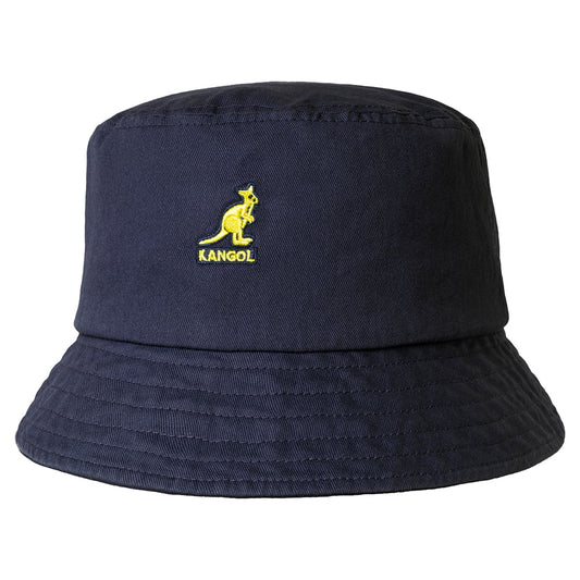 Chapeau Bob en Coton Délavé bleu marine KANGOL