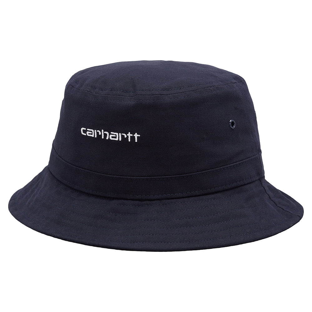Chapeau Bob Script bleu marine foncé CARHARTT WIP